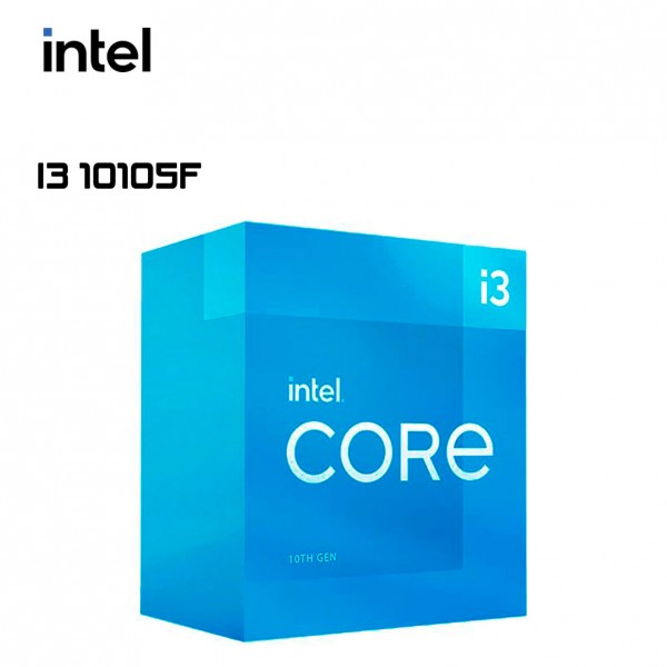 PROCESADOR INTEL Core i3-10105F 3.7GHZ|6MB 1200