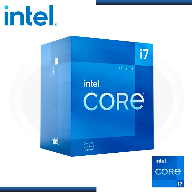 procesador intel core i7-12700f, 1.60 / 4.90ghz, 25mb smartcach�, lga1700, intel 7(10