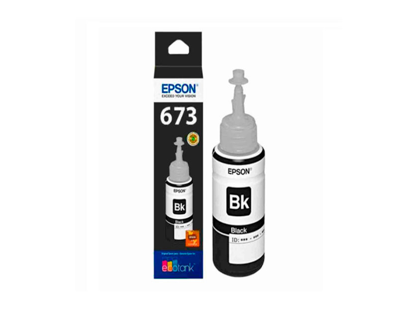 TINTA EPSON  T673520 NEGRO ( C13T67312A ) L800 / L805 / L810 +