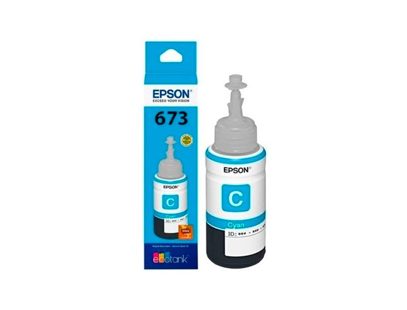 TINTA EPSON  T673220 CIAN( C13T67322A ) L800 / L805 / L810 +