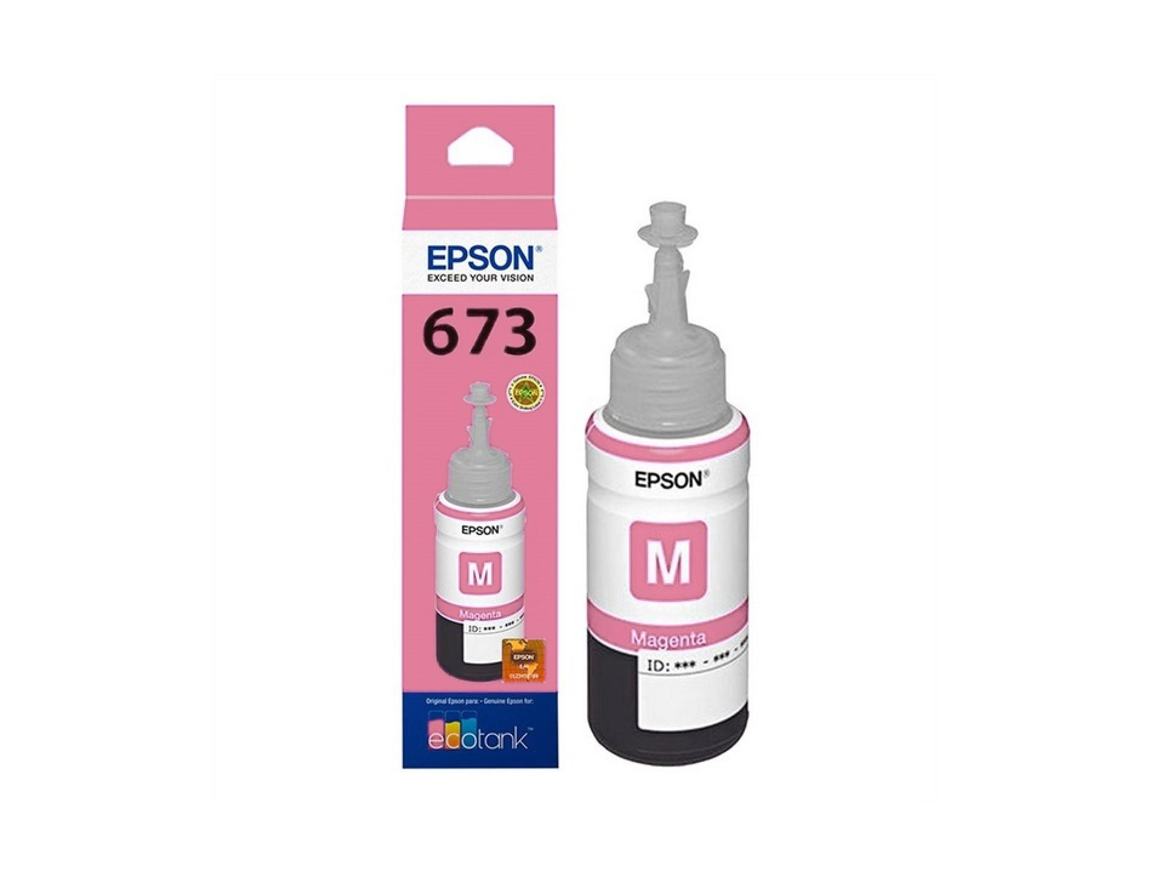 TINTA EPSON  T673620 MAGENTA CLARO ( C13T67362A ) L800 / L805 / L810 +