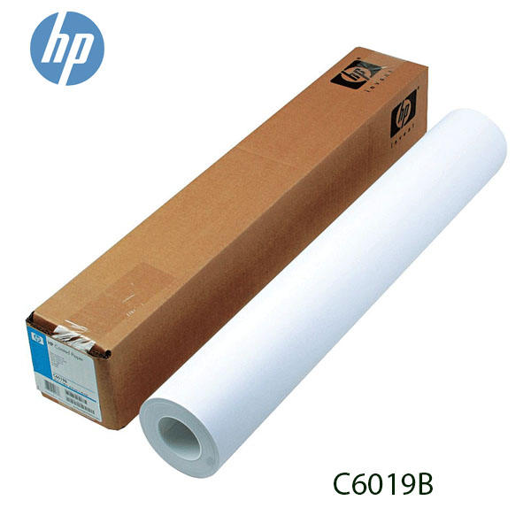 PAPEL HP C6019B COATED 24\" X 150\' 90GRS