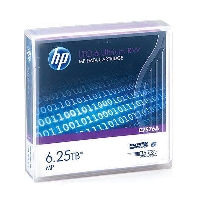 DATA TAPE HP ULTRIUM 6 2.5TB/6.25TB C7976A