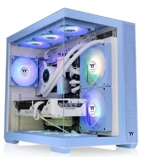 CASE-PC THERMALTAKE VIEW 380 TG ARGB HYDRANGEA BLUE CA-1Z2-00MFWN-00