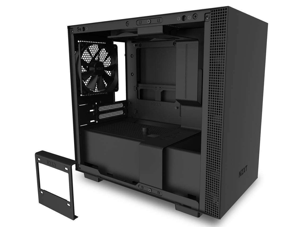 COMPUTER CASE NZXT H210 MINI-ITX CASE BLACK/BLACK CA-H210B-B1