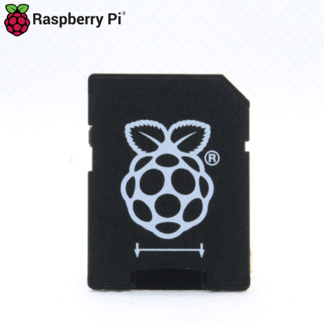 Adaptador de tarjeta micro SD a SD con logo Raspberry Pi