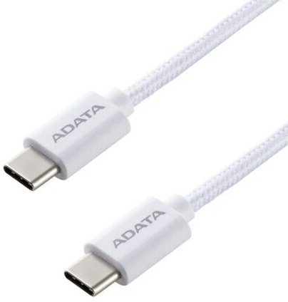 Adata Technology CABLE USB POWER TYPE C-TYPE C WHITE