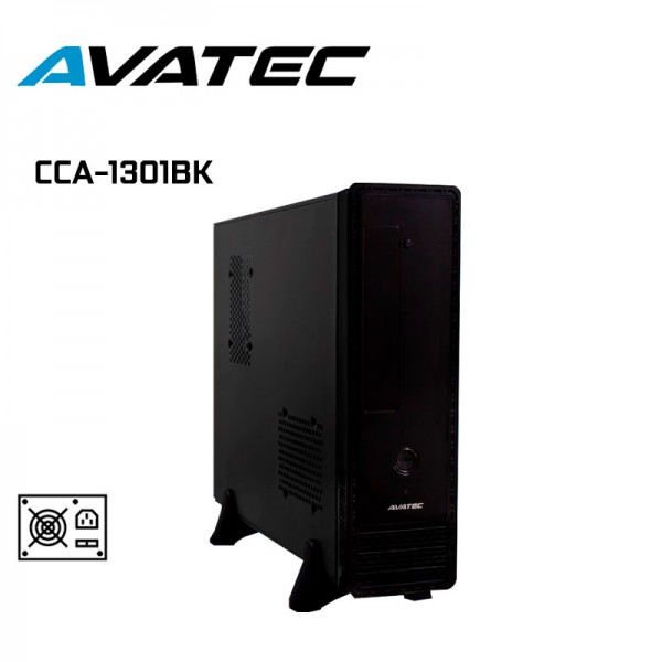 CASE 350W AVATEC CCA-1301BK Slim