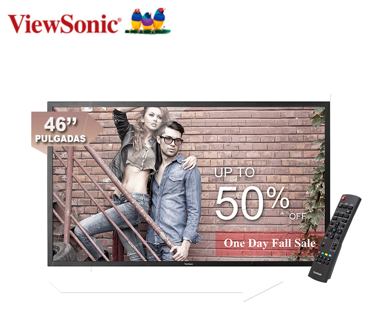 MONITOR ViewSonic CDE4600-L 46" FHD COMERCIAL