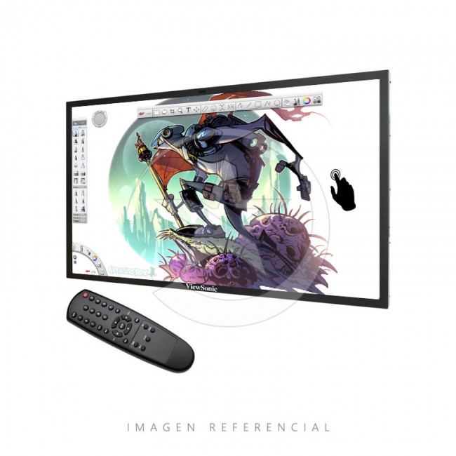 Monitor Viewsonic Panel Publicitario CDP6530 de 65" pulgadas, Full HD, Optical, HDMI, ranura OPS Ready, VGA