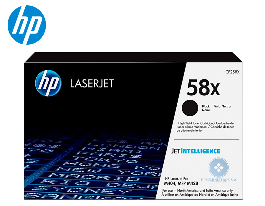 TONER HP CF258X (58X) L.J.P M404 NEGRO 10.000 PAGINAS ORIGINAL