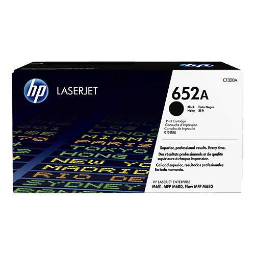 Toner HP 652A Negro CF320A Para M680, M651