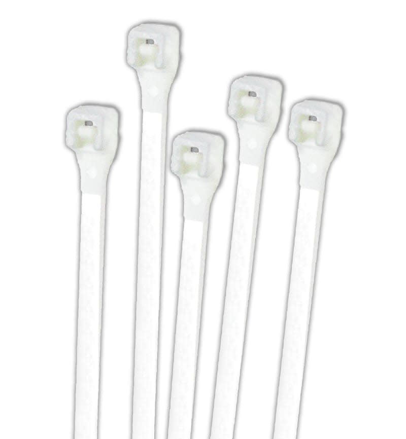 CINTILLO NYLON BLANCO 200X4.8MM PK 100 U