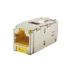 JACK RJ45 CATEGORIA CAT6A CJS6X88TGYLY PANDUIT AMARILLO