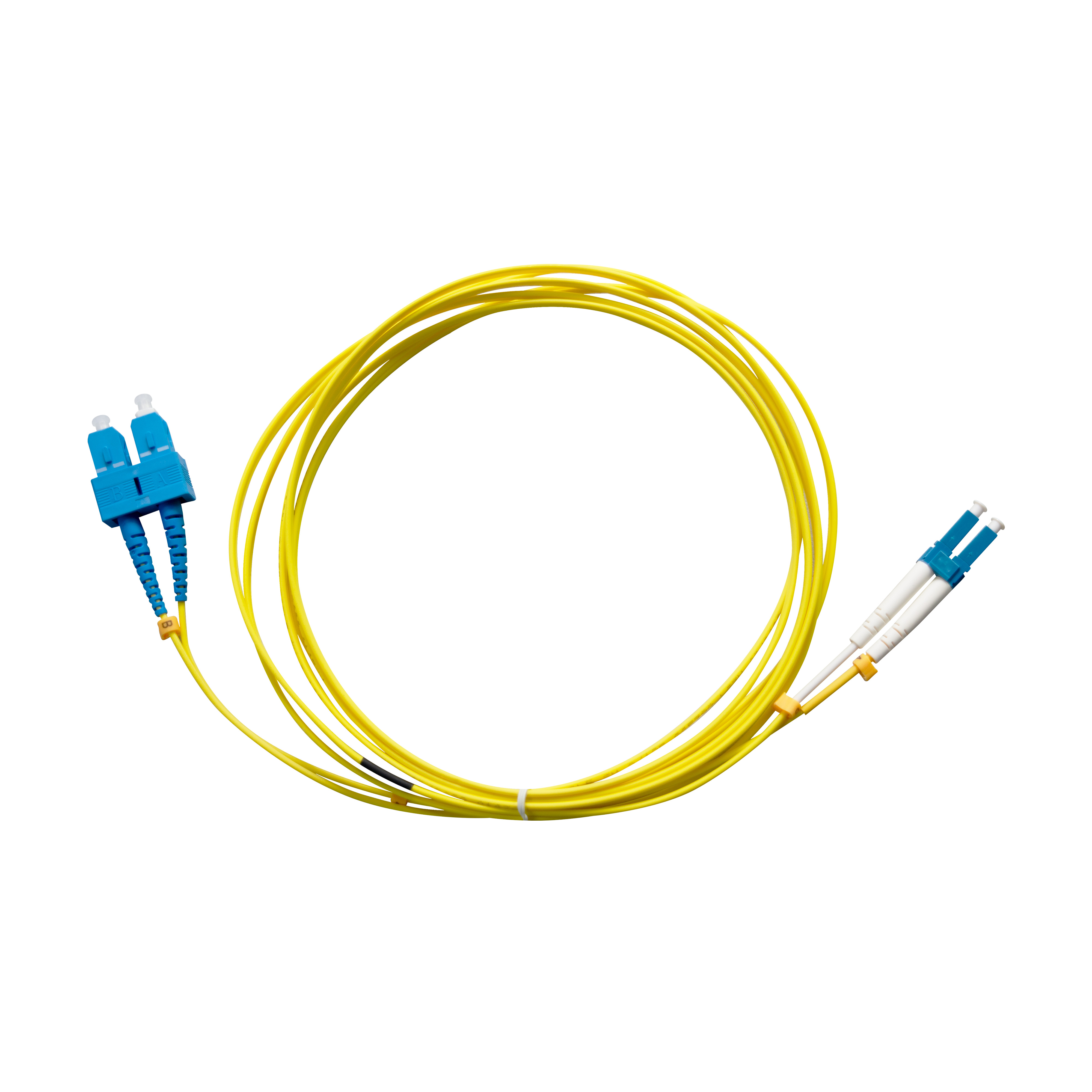 Patch Cord FO LC/UPC-SC/UPC Monomodo Duplex 3m LSZH