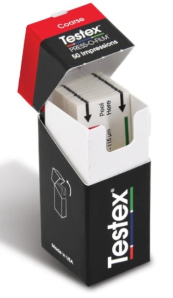 TESTEX, CINTA TESTIGO PARA MEDIR RUGOSIDAD DE 0.8 A 2.0 MILS