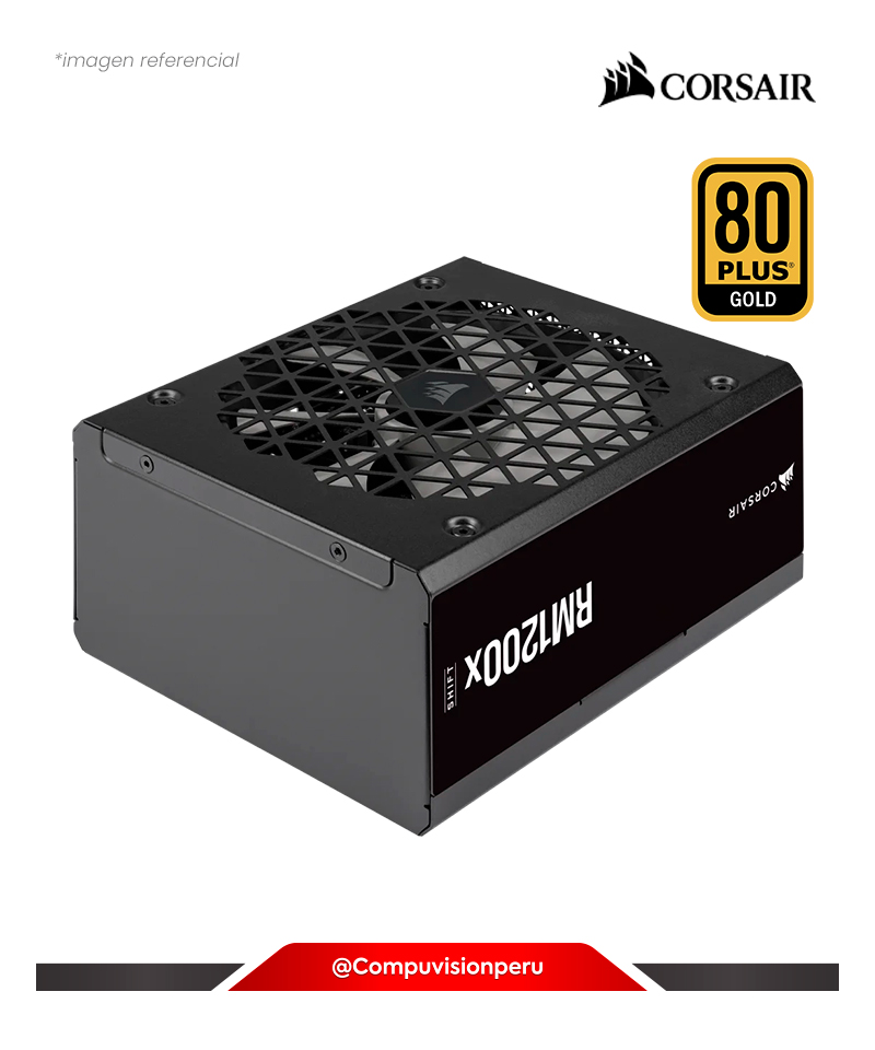 FUENTE 1200W CORSAIR RMX RM1200X SHIFT 80 PLUS GOLD FULLY MODULAR CP-9020254-NA