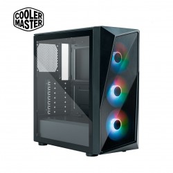 CASE COOLER MASTER CMP 520 BLACK C/VENTANA TRANSP. ACERO