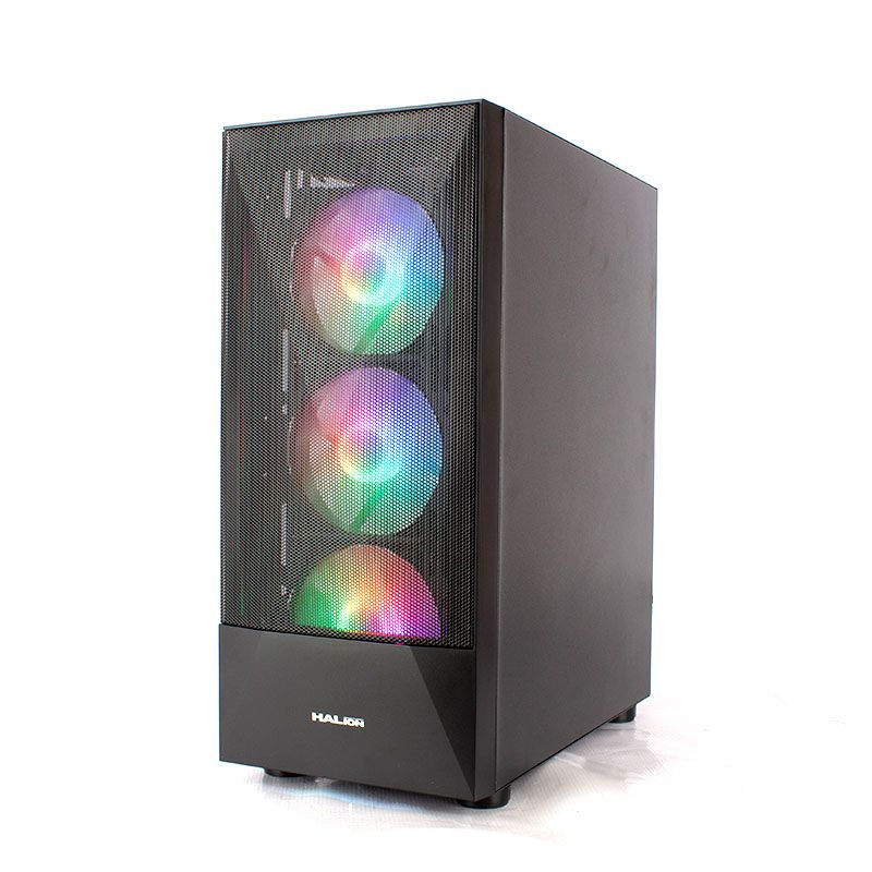 CASE HALION POLARIS CR13 CON FUENTE 500W VIDRIO TEMPLADO USB 2.0/USB 3.0
