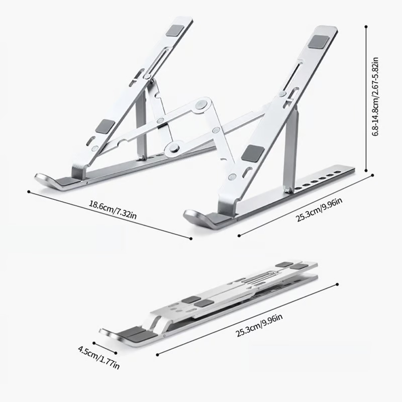 STAND PARA LAPTOP 15.6 ALUMINIO plegable Portatil