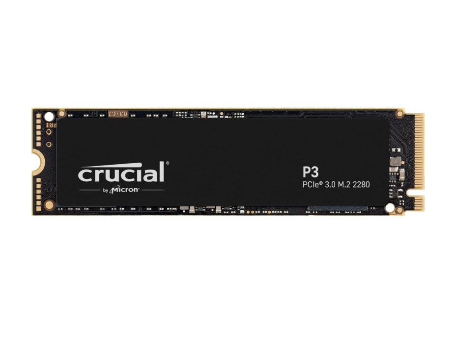 SSD 2TB CRUCIAL P3 NVMe M.2 2280 PCIe GEN 3.0x4 (PN:CT2000P3SSD8)