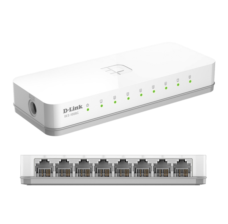 SWITCH 8pt D-LINK DES-1008C 100MB