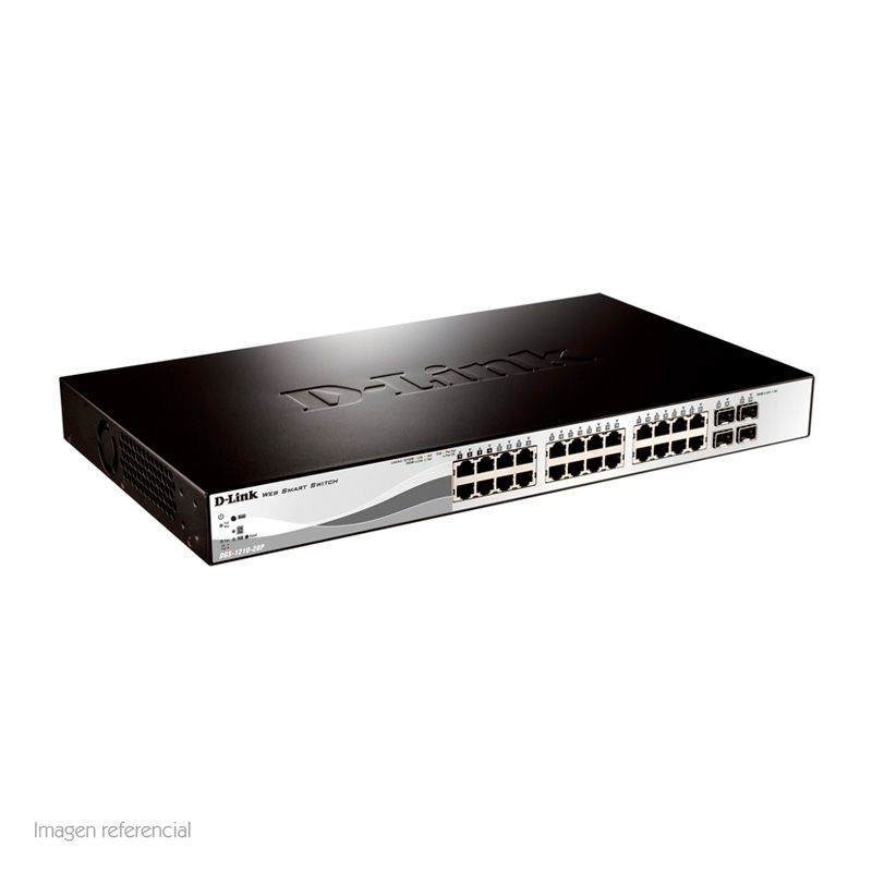 SWITCH GbE 28pt D-LINK DGS-1210-28P Adm.Capa2 Rack