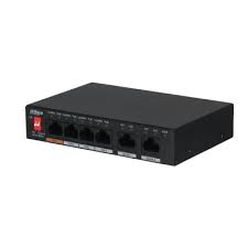 SWITCH POE, 4 PORTS X10/100M BASE-T(POE POWER SUPPLY)2 X10/100M BASE-T