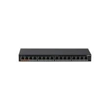 DH-PFS3016-16GT-190 - SWITCH POE 16 PUERTOS GB, NO ADMINISTRABLE, CARGA HASTA 190W - PN INTERNAL DH-PFS3016-16GT-190