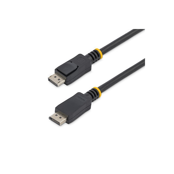 StarTech.com Cable 1,8m Certificado DisplayPort con Pestillo Latches Seguro con Bloqueo para Monitor - 2x Macho DP - Negro