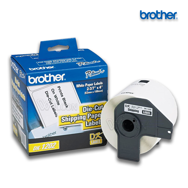 Cinta Brother DK-1202 (62 mm x 100 mm) para etiquetadora Brother
