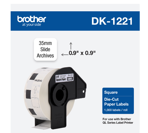 CINTA BROTHER PARA QL-710 / QL-710W / QL-1060N DE 23 MM. X 23 MM. 