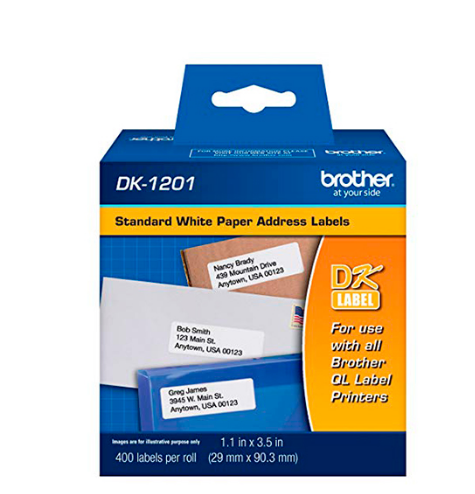 ETIQUETA AUTOADHESIVA DE PAPEL BROTHER DK1204 (400 LABELS)