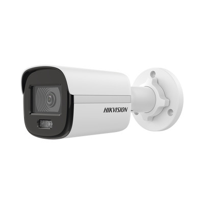 Bala IP 2 Megapixel / Imagen a Color 24/7 / PoE / Lente 2.8 mm / Luz Blanca 30 mts / Exterior IP67 / dWDR