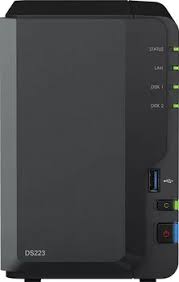 ALMACENAMIENTO NAS 0TB SYNOLOGY DS223 2-bahias