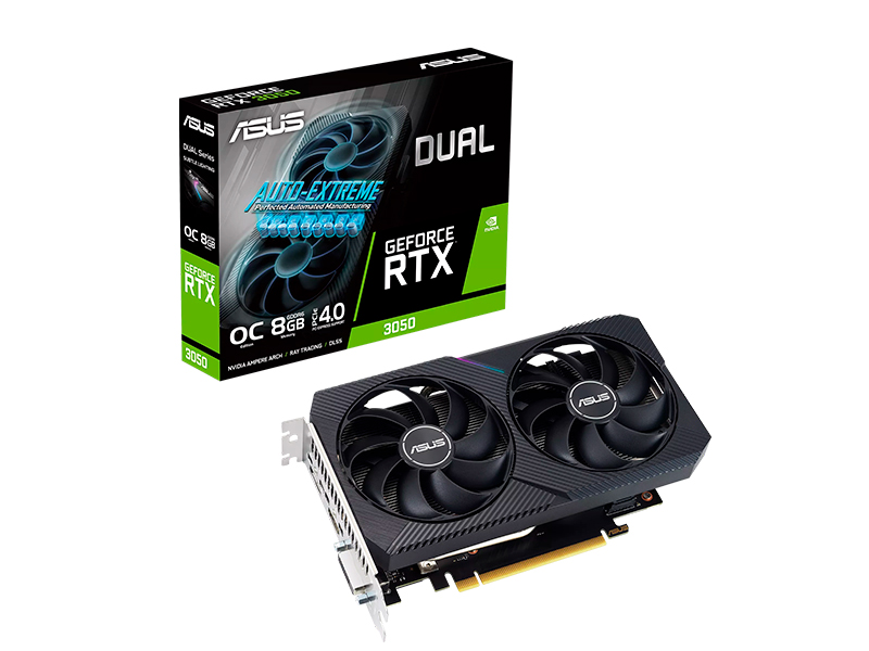 TARJETA DE VIDEO ASUS DUAL-RTX3050-O8G-V2 DDR6