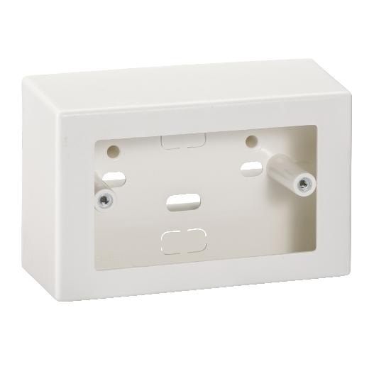 DEXSON CAJA TOMA BLANCA HORIZONTAL -  VERTICAL 40MM