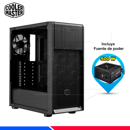 CASE Mid Tower 500W COOLER MASTER ELITE 500 BLACK