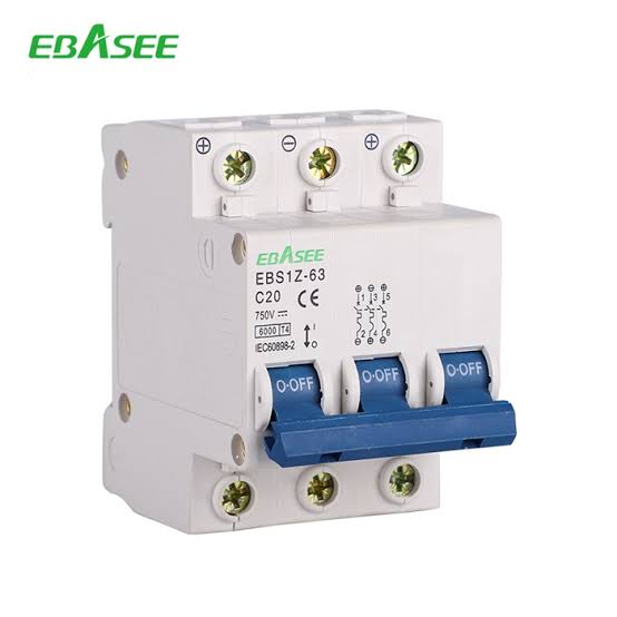 DC INTERRUPTOR EBASEE 2P 16A 550VDC