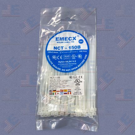 CINTILLO 150X3.6MM2 BLANCO BOLSA X100 und. EMECX