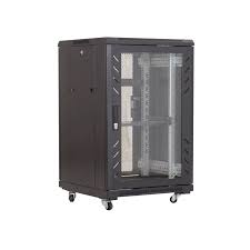 EL-ROI GABINETE DE PISO 22RU PUERTA DELANTERA VIDRIO Y POSTERIOR DOBLE MICROPERFORADO. 1.10 MTR ALT X 60CM ANCH X80CM PROF. EL-ROI