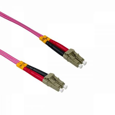 EL-ROI PATCH CORD DE FIBRA ÓPTICA LC/UPC-LC/UPC OM3, 70.00MULTIMODO DUPLEX 3.0, LSZH. 3 METROS