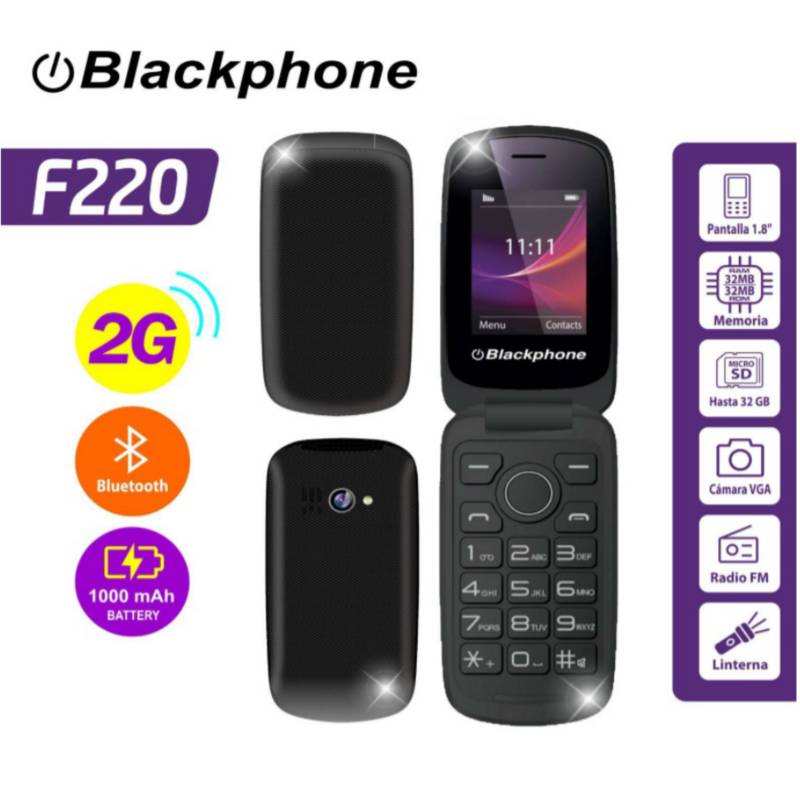 CELULAR BLACKPHONE F220 2G BLACK DS