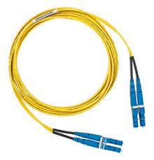 OS2, 2f 1.6mm Patch cord, LSZH, LC Duplex/LC Duplex, Std Pol, Std IL - 1M