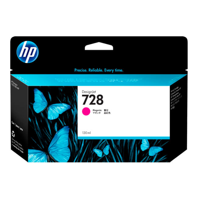 Cartucho de Tinta HP 728 Magenta (F9J66A) 130ml