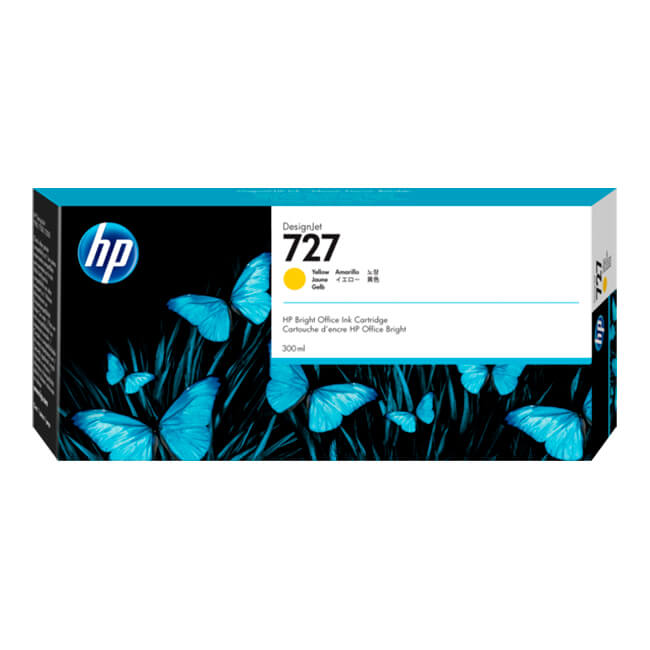 Tinta HP F9J78A (727) Yellow 300ml.