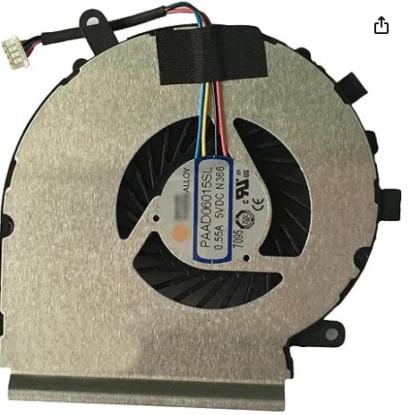 Remplazo del Ventilador Fan Cooler Cpu Msi Ge62 Ge72 4pin