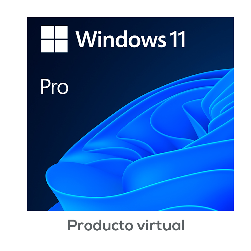 sistema operativo microsoft windows pro 11, 64-bits all languages pk lic online dwnld