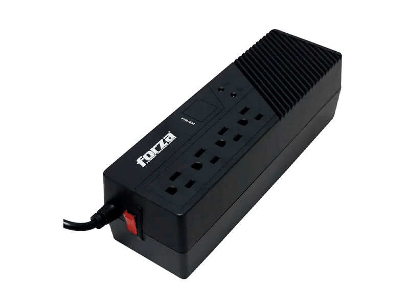 ESTABILIZADOR 1000VA(500W) FORZA FVR-1012 4-Tomas