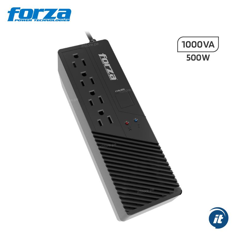 ESTABILIZADOR FORZA FVR-1012 1000VA 500W 220V